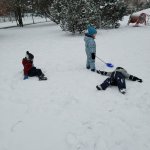 Berušky: Dovádění ve sněhu